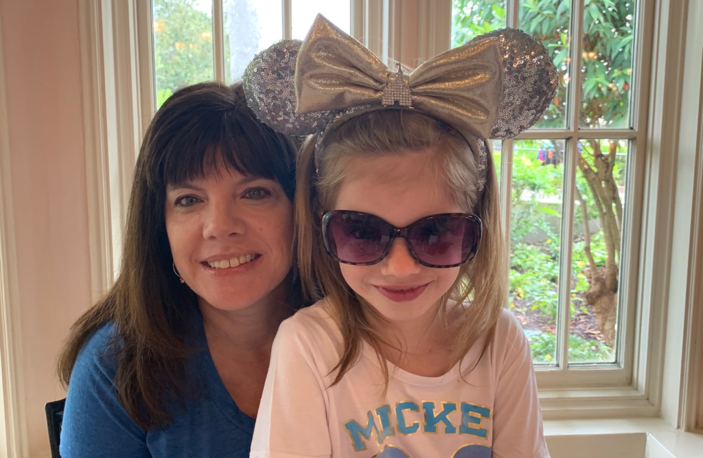 Less stressful Disney World vacation with a mother and daughter enjoying a relaxing break together.